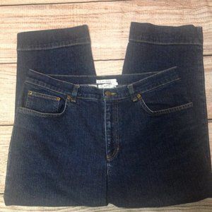 Denim capri with cuffed hem by Jones Sport size 12